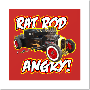 Rat Rod Angry Posters and Art